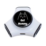 Love My Cat Mommy 3-Port USB Hub Front