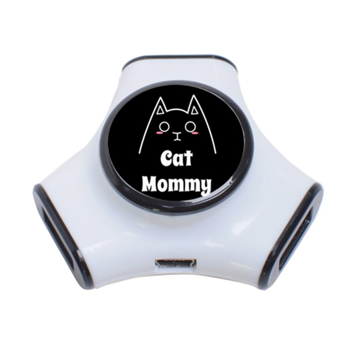 Love My Cat Mommy 3-Port USB Hub