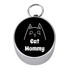 Love My Cat Mommy Mini Silver Compasses by Catifornia