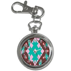 Animals Rooster Hens Chicks Chickens Plaid Star Flower Floral Sunflower Key Chain Watches by Mariart