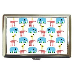 Animals Elephants Giraffes Bird Cranes Swan Cigarette Money Cases by Mariart