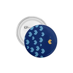 Blue Fish Sea Beach Swim Yellow Predator Water 1 75  Buttons by Mariart