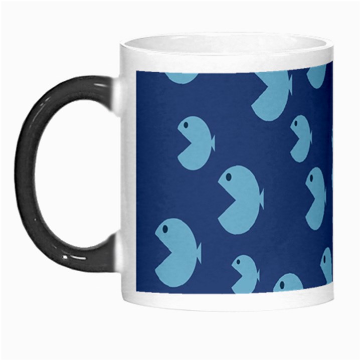 Blue Fish Sea Beach Swim Yellow Predator Water Morph Mugs