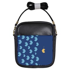 Blue Fish Sea Beach Swim Yellow Predator Water Girls Sling Bags