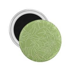 Blender Greenery Leaf Green 2 25  Magnets by Mariart