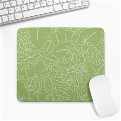 Blender Greenery Leaf Green Large Mousepads by Mariart