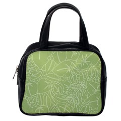 Blender Greenery Leaf Green Classic Handbags (one Side) by Mariart