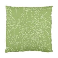 Blender Greenery Leaf Green Standard Cushion Case (one Side)