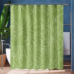 Blender Greenery Leaf Green Shower Curtain 60  X 72  (medium)  by Mariart