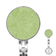 Blender Greenery Leaf Green Stainless Steel Nurses Watch