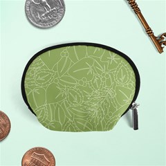 Blender Greenery Leaf Green Accessory Pouches (small)  by Mariart