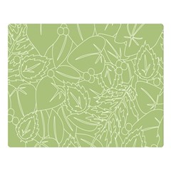 Blender Greenery Leaf Green Double Sided Flano Blanket (large)  by Mariart