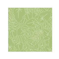 Blender Greenery Leaf Green Small Satin Scarf (square) by Mariart