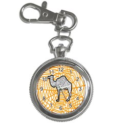 Animals Camel Animals Deserts Yellow Key Chain Watches