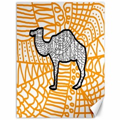 Animals Camel Animals Deserts Yellow Canvas 36  X 48  