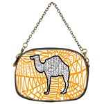 Animals Camel Animals Deserts Yellow Chain Purses (Two Sides)  Front