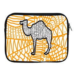 Animals Camel Animals Deserts Yellow Apple Ipad 2/3/4 Zipper Cases by Mariart