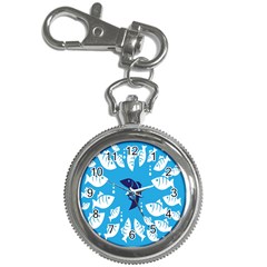 Blue Fish Tuna Sea Beach Swim White Predator Water Key Chain Watches