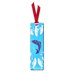 Blue Fish Tuna Sea Beach Swim White Predator Water Small Book Marks