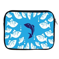 Blue Fish Tuna Sea Beach Swim White Predator Water Apple Ipad 2/3/4 Zipper Cases by Mariart