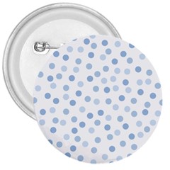 Bubble Balloon Circle Polka Blue 3  Buttons by Mariart