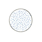 Bubble Balloon Circle Polka Blue Hat Clip Ball Marker Front