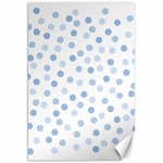 Bubble Balloon Circle Polka Blue Canvas 20  x 30   19.62 x28.9  Canvas - 1