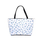 Bubble Balloon Circle Polka Blue Shoulder Handbags Front