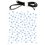 Bubble Balloon Circle Polka Blue Shoulder Sling Bags Front