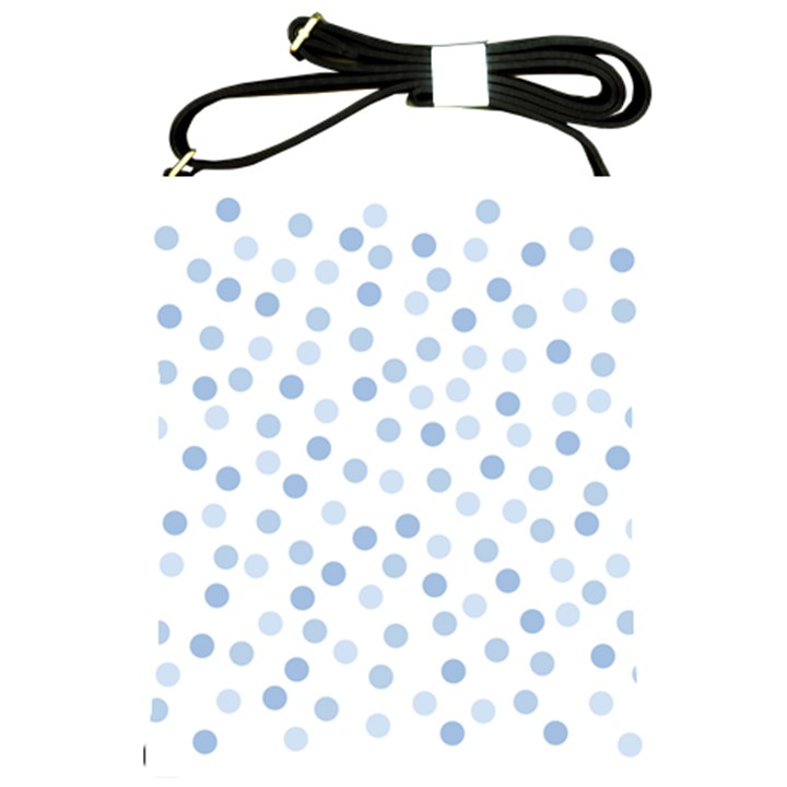 Bubble Balloon Circle Polka Blue Shoulder Sling Bags