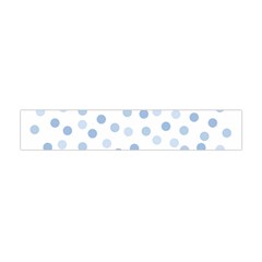 Bubble Balloon Circle Polka Blue Flano Scarf (mini) by Mariart