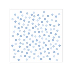 Bubble Balloon Circle Polka Blue Small Satin Scarf (square) by Mariart