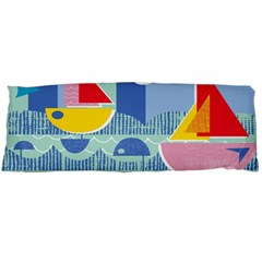 Boats Ship Sea Beach Body Pillow Case (dakimakura)