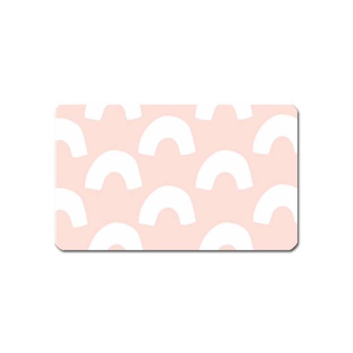 Donut Rainbows Beans Pink Magnet (Name Card)