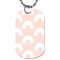 Donut Rainbows Beans Pink Dog Tag (two Sides) by Mariart