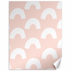 Donut Rainbows Beans Pink Canvas 12  X 16  