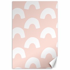 Donut Rainbows Beans Pink Canvas 24  X 36  by Mariart