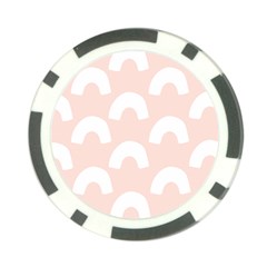 Donut Rainbows Beans Pink Poker Chip Card Guard by Mariart