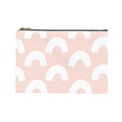 Donut Rainbows Beans Pink Cosmetic Bag (large) 