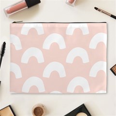 Donut Rainbows Beans Pink Cosmetic Bag (XL)