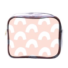 Donut Rainbows Beans Pink Mini Toiletries Bags by Mariart