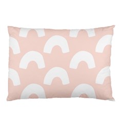 Donut Rainbows Beans Pink Pillow Case (Two Sides)