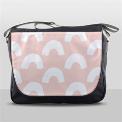 Donut Rainbows Beans Pink Messenger Bags