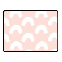 Donut Rainbows Beans Pink Double Sided Fleece Blanket (small)  by Mariart