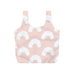 Donut Rainbows Beans Pink Full Print Recycle Bags (s)  by Mariart