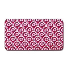 Botanical Gardens Sunflower Red White Circle Medium Bar Mats by Mariart