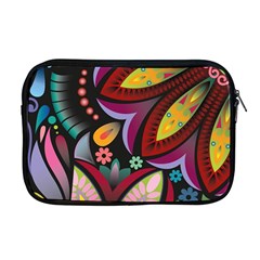 Flower Floral Sunflower Rose Color Rainbow Circle Polka Apple Macbook Pro 17  Zipper Case