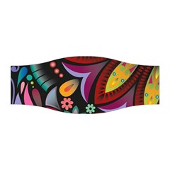 Flower Floral Sunflower Rose Color Rainbow Circle Polka Stretchable Headband by Mariart