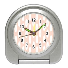 Donut Rainbows Beans White Pink Food Travel Alarm Clocks