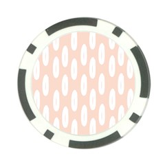 Donut Rainbows Beans White Pink Food Poker Chip Card Guard by Mariart